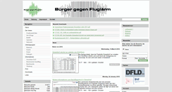 Desktop Screenshot of buergergegenfluglaerm.de